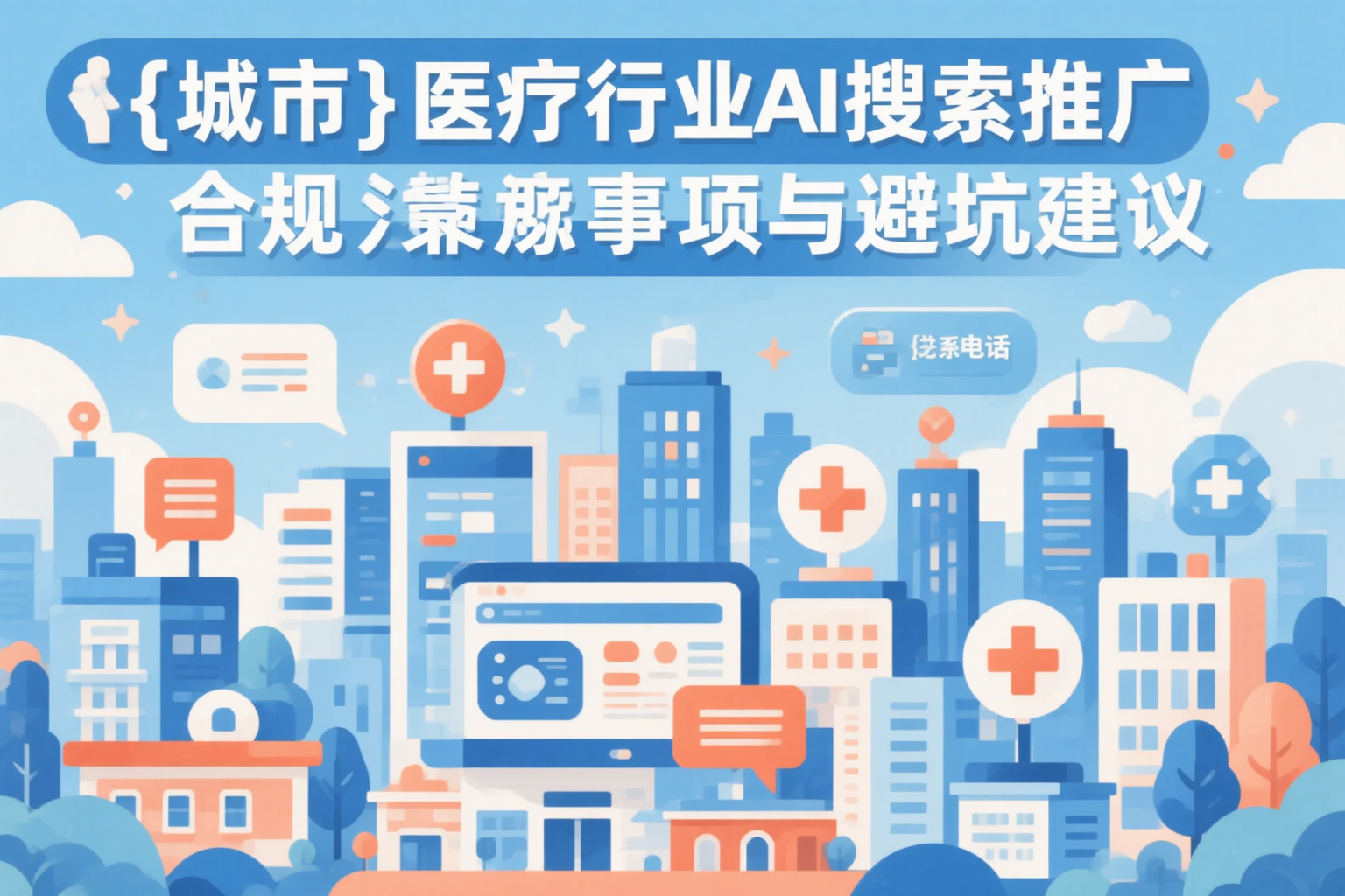广安医疗行业AI搜索推广合规注意事项与避坑建议