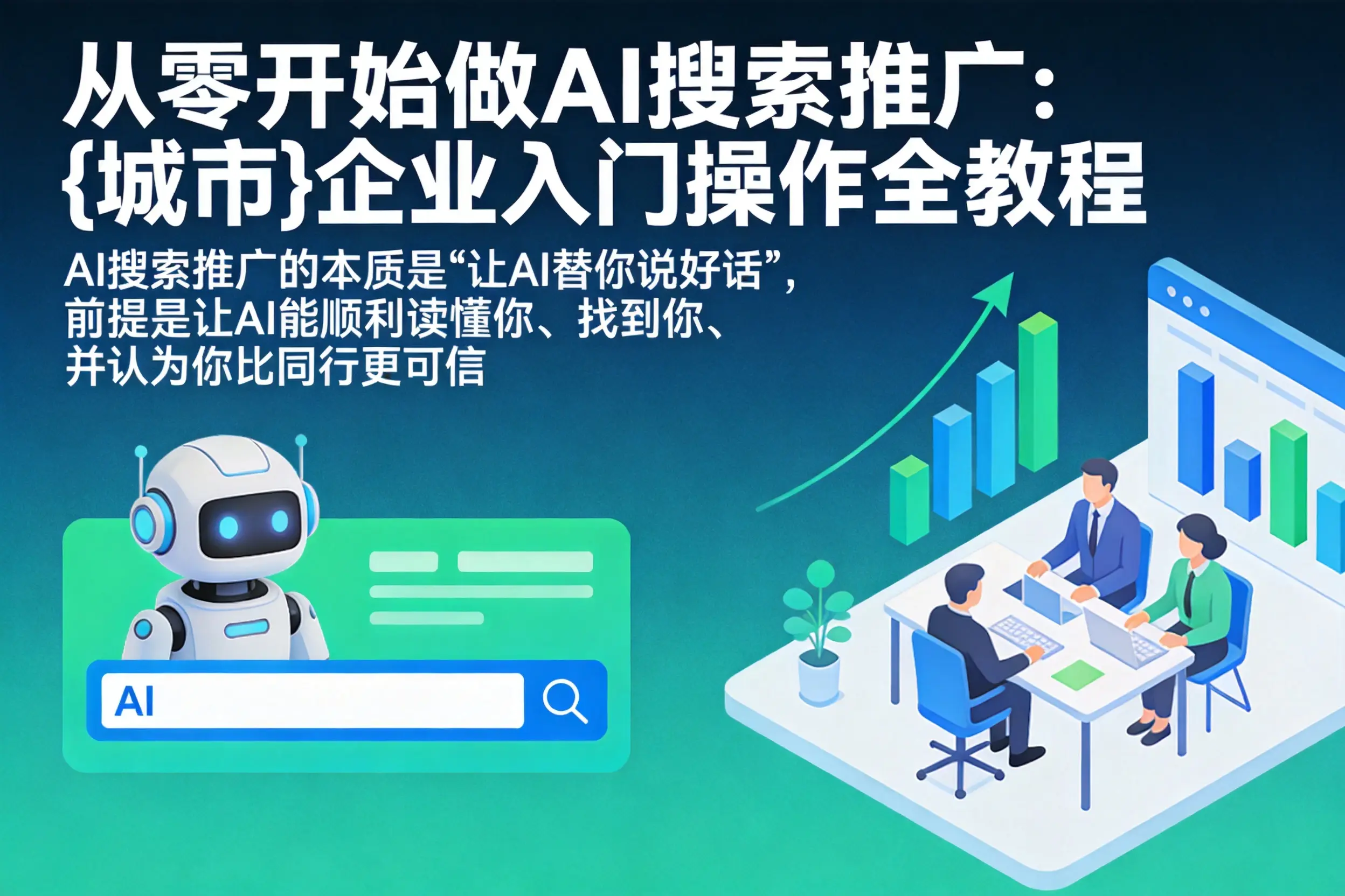 从零开始做AI搜索推广：广安企业入门操作全教程