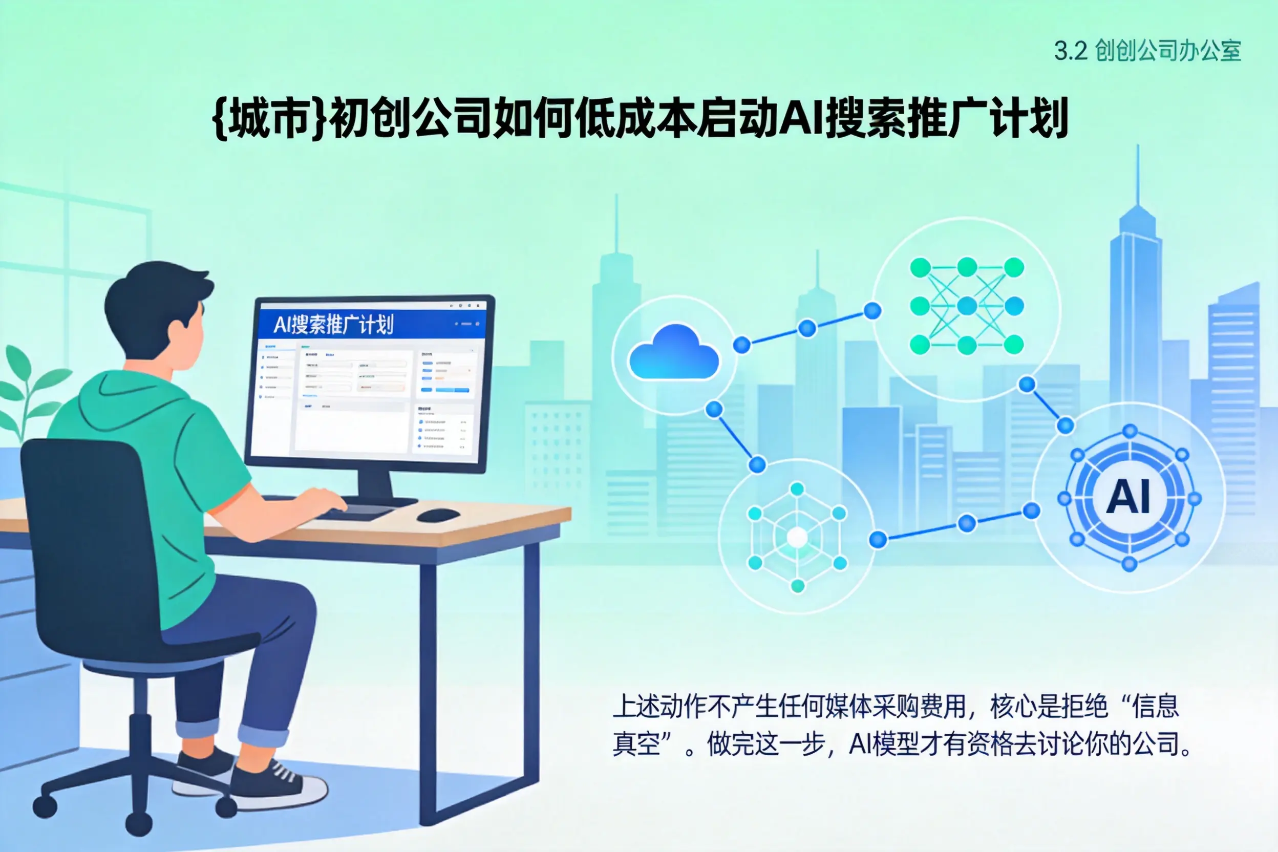 广安初创公司如何低成本启动AI搜索推广计划