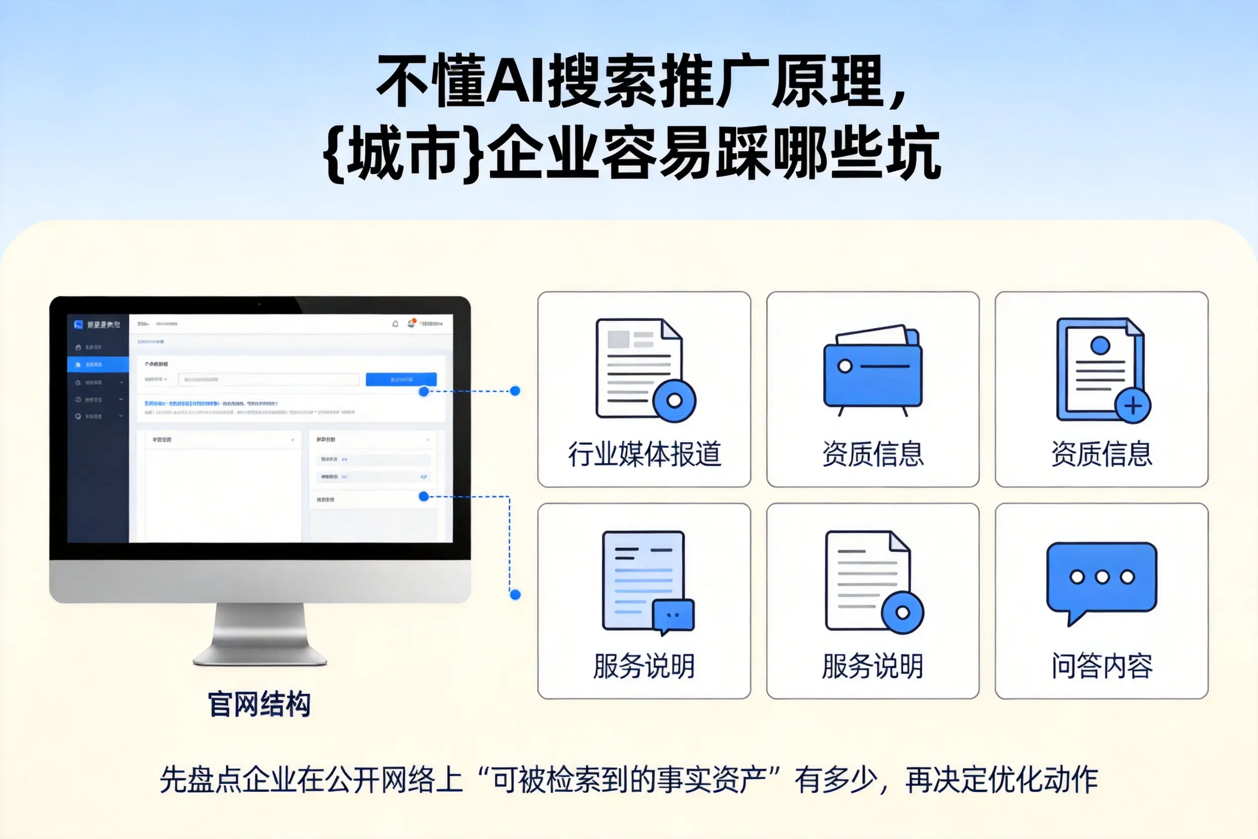 不懂AI搜索推广原理,广安企业容易踩哪些坑