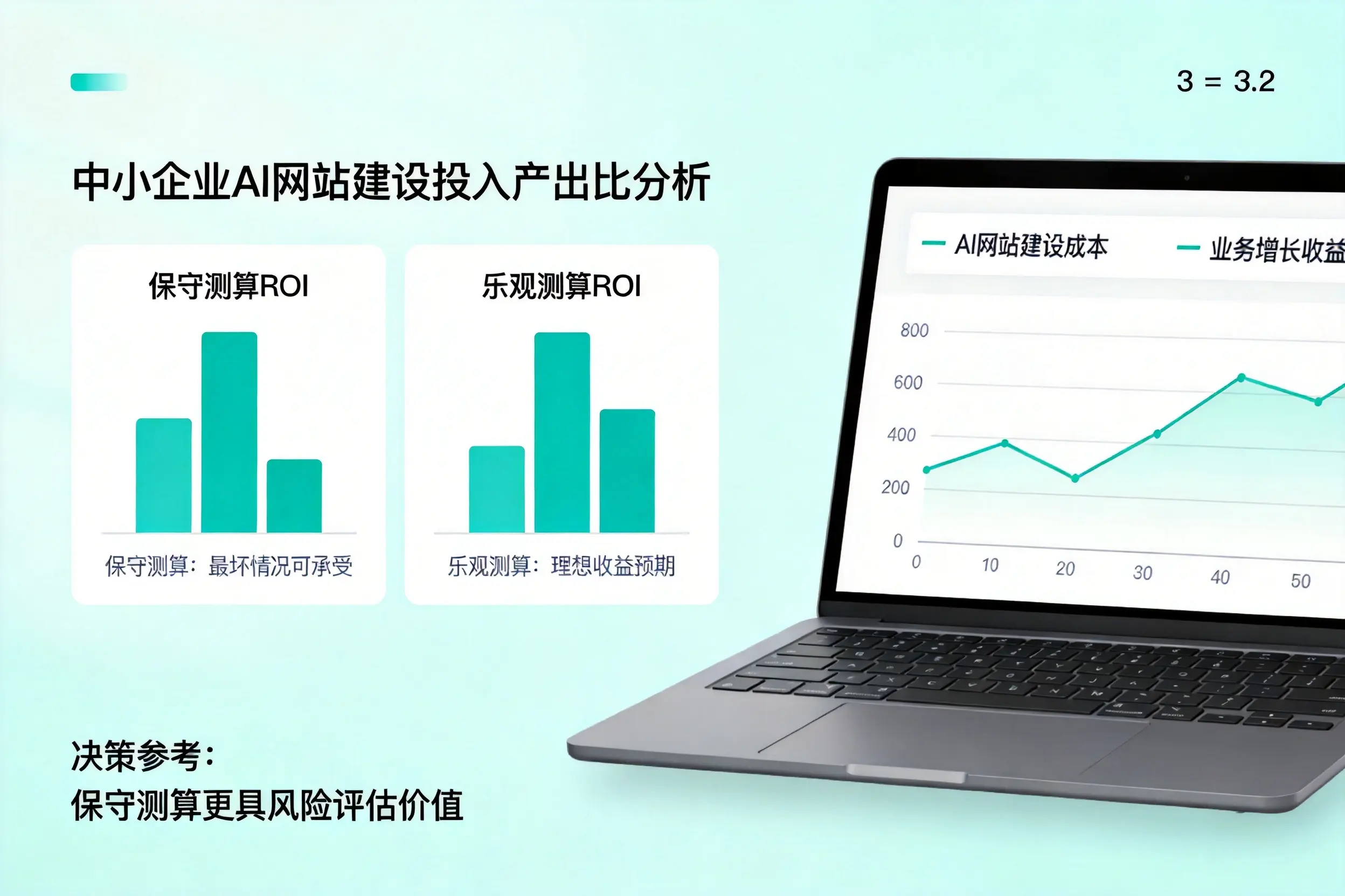 广安中小企业AI网站建设投入产出比怎么算？先看这份分析
